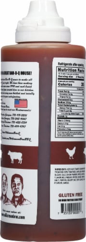 Williamson Bros Original BBQ Sauce Perspective: back