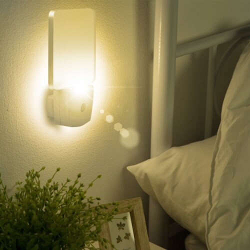 Led Night Light Dusk To Dawn Sensor Lamps Plug In Light For Hallway Kitchen Bathroom 1 unit Fry s Food Stores
