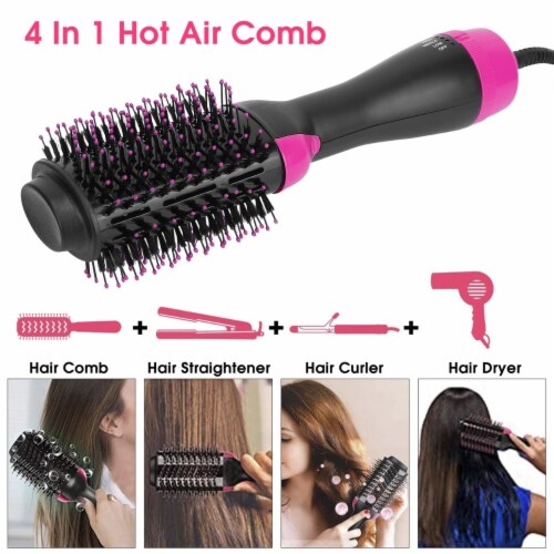 Hot air brush 4 clearance in 1 hair dryer brush