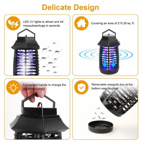 Bug Zapper Electric Uv Mosquito Killer Lamp Insect Killer Light Pest Fly Trap Catcher Harmle 1 unit Fred Meyer
