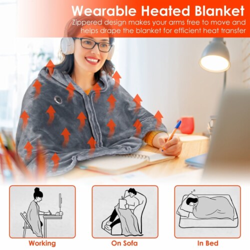 Heated poncho hotsell