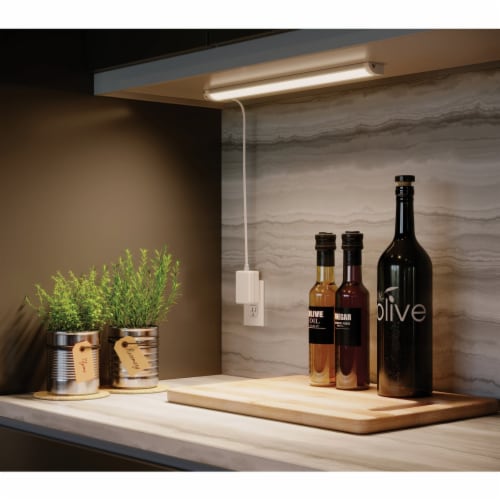Good Earth Lighting 18 In. Plug-In White LED Under Cabinet & Back Splash Light Perspective: back