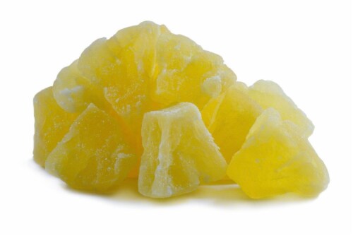 Aiva Dried Pineapple Tidbits (Diced Pineapple) 1 lb Perspective: back
