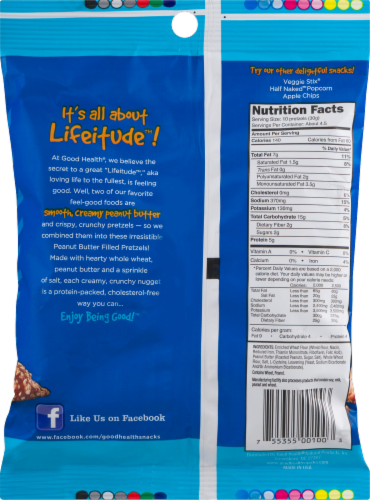 Good Health® Salted Peanut Butter Pretzel Roll Perspective: back