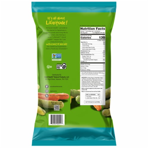 Good Health® Natural Foods Sea Salt Veggie Stix® Perspective: back