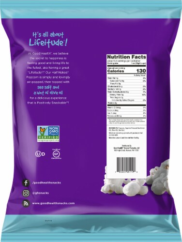 Good Health Half Naked Popcorn Perspective: back