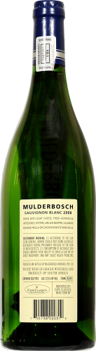 Mulderbosch Sauvignon Blanc Perspective: back