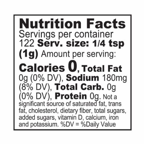Kinder's® Red Jalapeno Garlic Seasoning Perspective: back