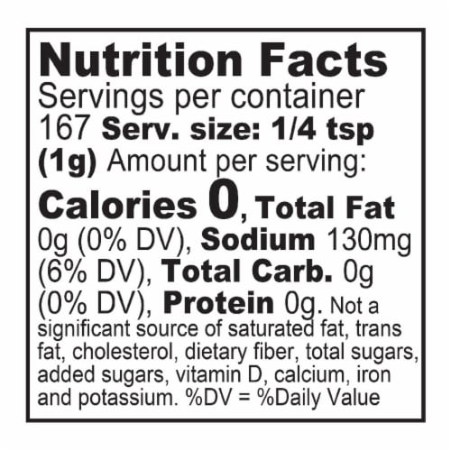 Kinder's® Carne Asada Seasoning Perspective: back