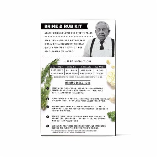 Kinder's Butcher's Brine & Rub Kit Perspective: back