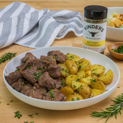 Kinder's® Buttery Steak House Seasoning Perspective: back