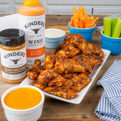 Kinder's® Woodfired Garlic Rub Perspective: back