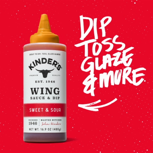 Kinder's® Sweet & Sour Wing Sauce Perspective: back