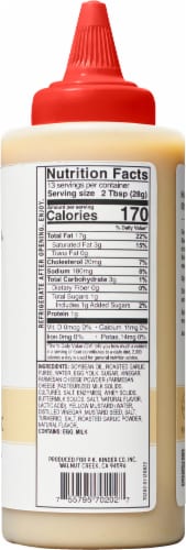 Kinder's® Creamy Roasted Garlic Dipping Sauce Perspective: back
