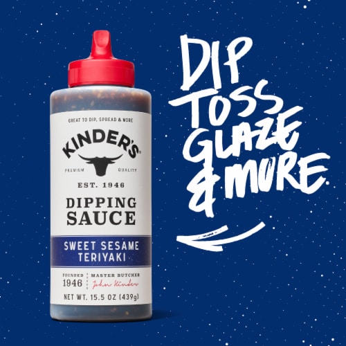 Kinder's® Sweet Sesame Teriyaki Dipping Sauce Perspective: back