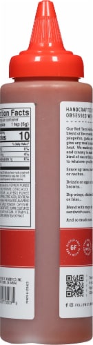 Kinder's Red Taco Hot Sauce with Fire Roasted Jalapeno Perspective: back