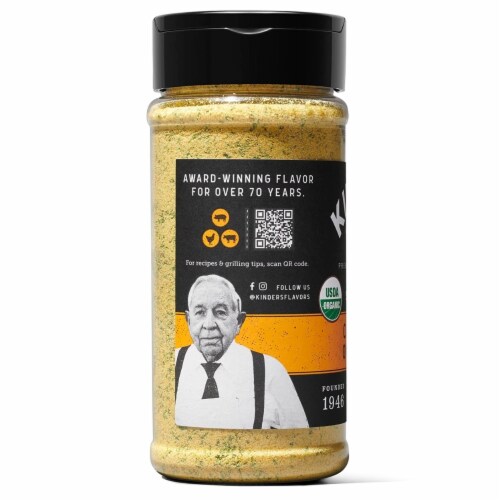 Kinder's Organic Caramelized Onion Butter Seasoning, 12 Ounce Perspective: back