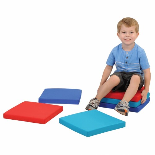 Children's Factory Inc Outdoor Seating Cushions  - Set of 6 Perspective: back