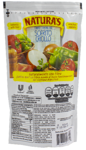 Natura's Sofrito Criollo Perspective: back