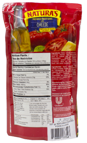 Natura's Ranchera Sauce Perspective: back