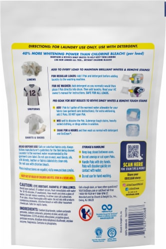 Oxi Clean™ White Revive Packs Stain Remover Perspective: back