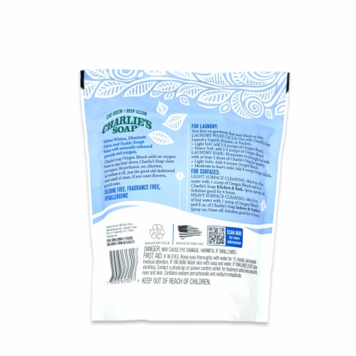 Charlie's Soap® Oxygen Bleach Perspective: back