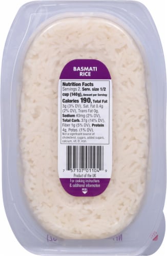 Veetee® Steam Filtered™ Perfectly Fluffy Basmati Rice Perspective: back
