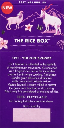 Veetee Basmati Rice Perspective: back