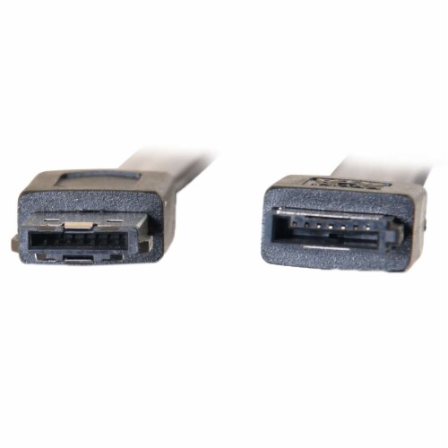 C2G Serial ATA To External Serial ATA Cable 1m Black Perspective: back