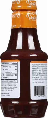 Sticky Finers® Smokehouse Sweet Kentucky Bourbon Barbecue Sauce Perspective: back