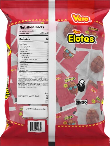Vero® Elotes® Not Corny At All™ Lollipops Perspective: back
