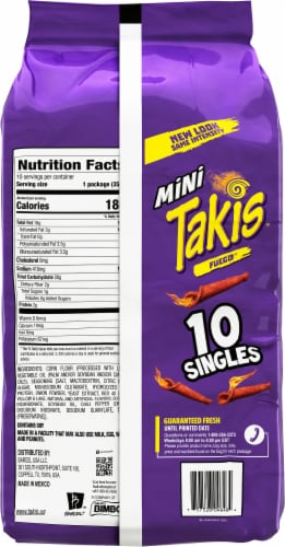 Takis® Mini Fuego® Spicy Rolled Tortilla Chips Perspective: back