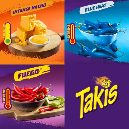 Takis Hero Assorted Rolled Tortilla Chips Perspective: back