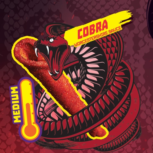 Takis Cobra Worcestershire Sauce Rolled Tortilla Chips Perspective: back