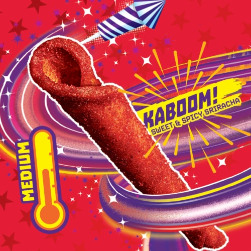 Takis Kaboom! Ketchup & Sriracha Rolled Tortilla Chips Perspective: back