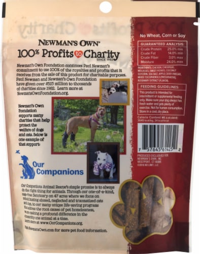 Newman's Own Chicken & Sweet Potato Recipe Snack Sticks for Dogs Perspective: back