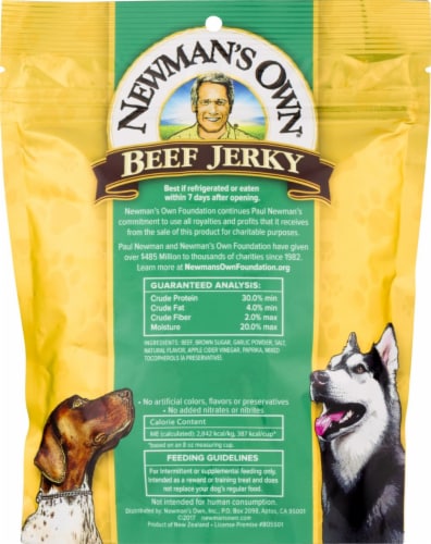 Newman s Own Original Recipe Beef Jerky Dog Treats 5 oz Food 4 Less