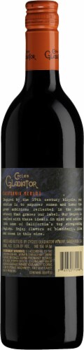 Cycles Gladiator Merlot Red Wine Perspective: back