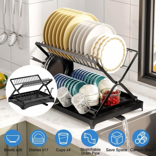 Dish drying rack foldable online