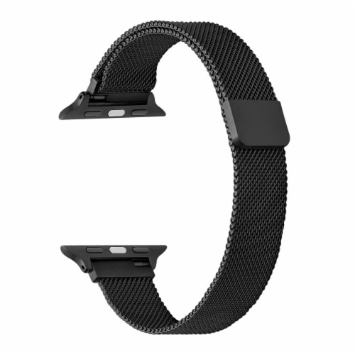 Infinity Skinny Black Stainless Steel Band for Apple Watch 1