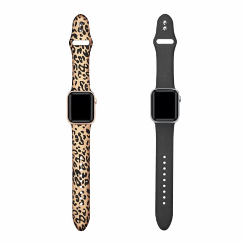 2-Pack of Silicone Bands for Apple Watch Series 1,2,3,4,5,6 & SE - Size 42mm/44mm Perspective: back