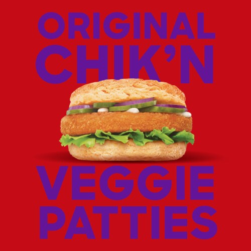 BOCA Original Vegan Chik'n Veggie Patties, Box Perspective: back