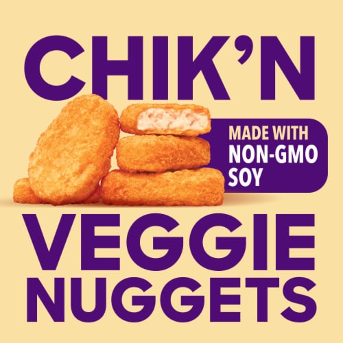 Boca Original Non-GMO Soy Vegan Chik'n Veggie Nuggets Perspective: back