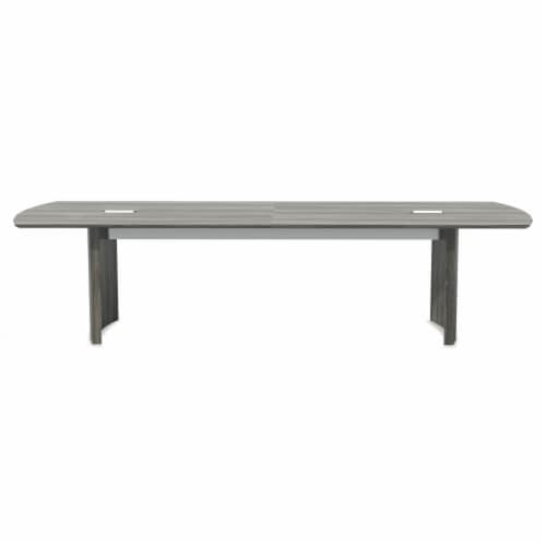 Mayline Gray Laminate Conference Table Panel Base - 2.3