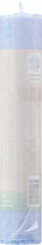 Aloha Bay Posititve Energy Chakra Pillar Candle Perspective: back