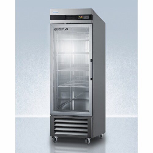 Pharma-Lab Performance Series 23 cu.ft. all-refrigerator with glass door, left hand door s Perspective: back