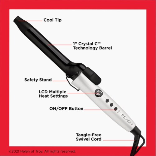 Revlon Curls & Shine Curling Iron Perspective: back