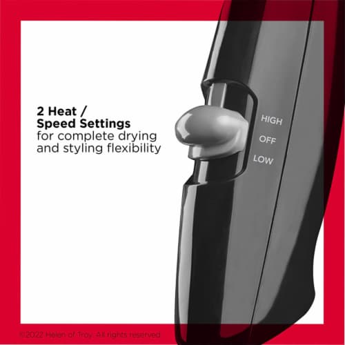 Revlon 1875-Watt 2-Speed Compact Styler in Black Perspective: back
