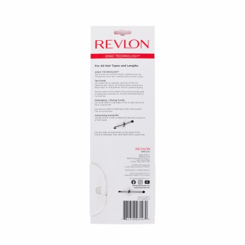 Revlon® Perfect Style Maximum Shine Start-To-Fishish Comb Set Perspective: back