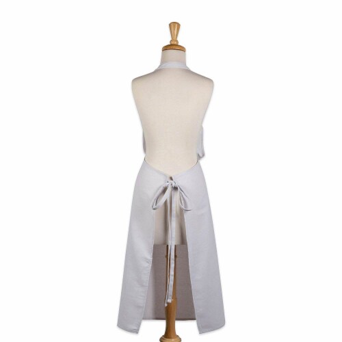 Design Imports 7478A White Bib Apron Perspective: back